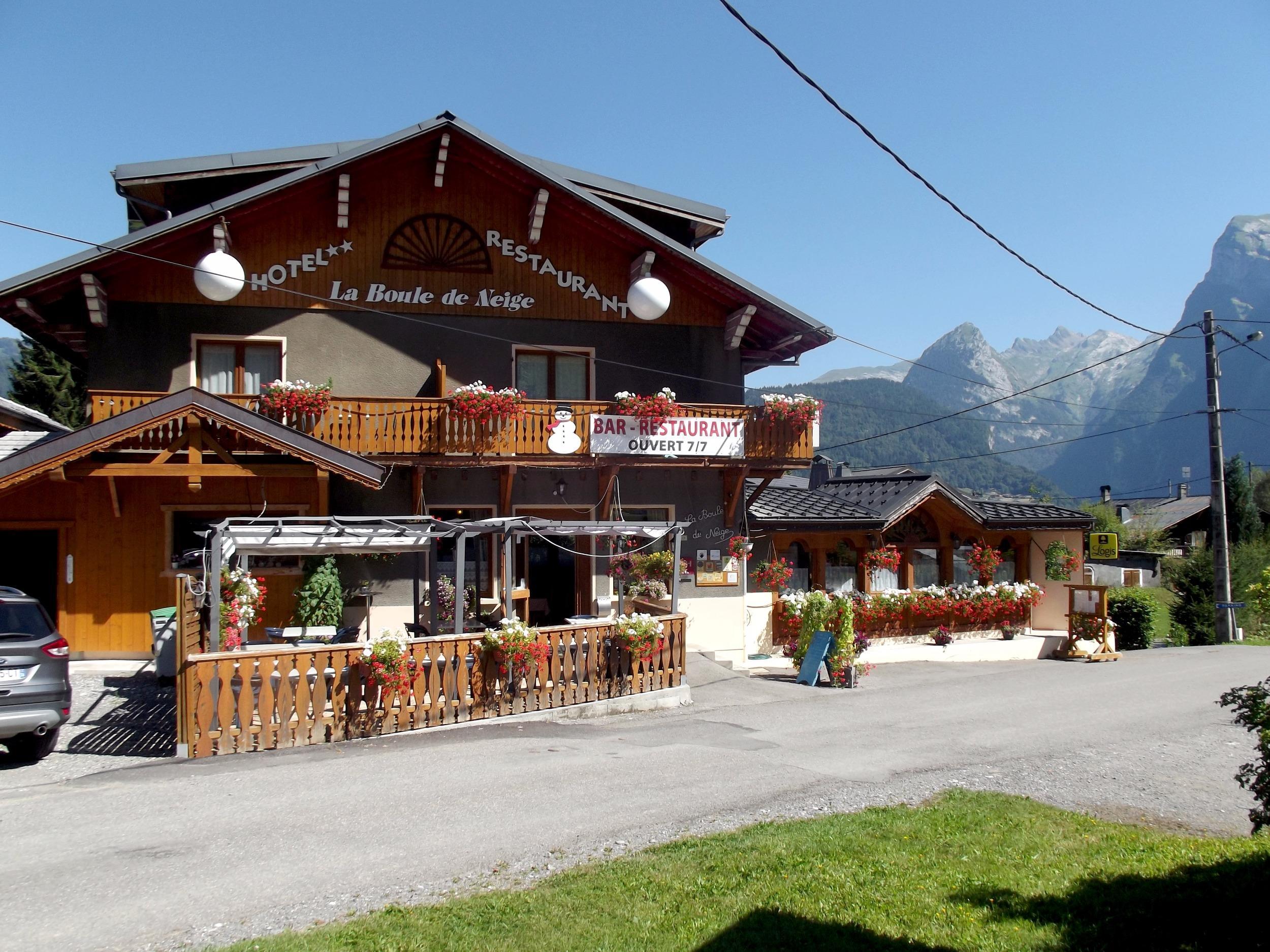 Hôtel Boule de Neige Samoëns Buitenkant foto
