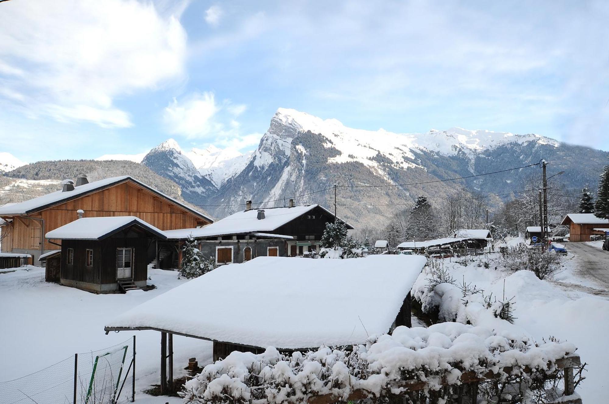 Hôtel Boule de Neige Samoëns Buitenkant foto
