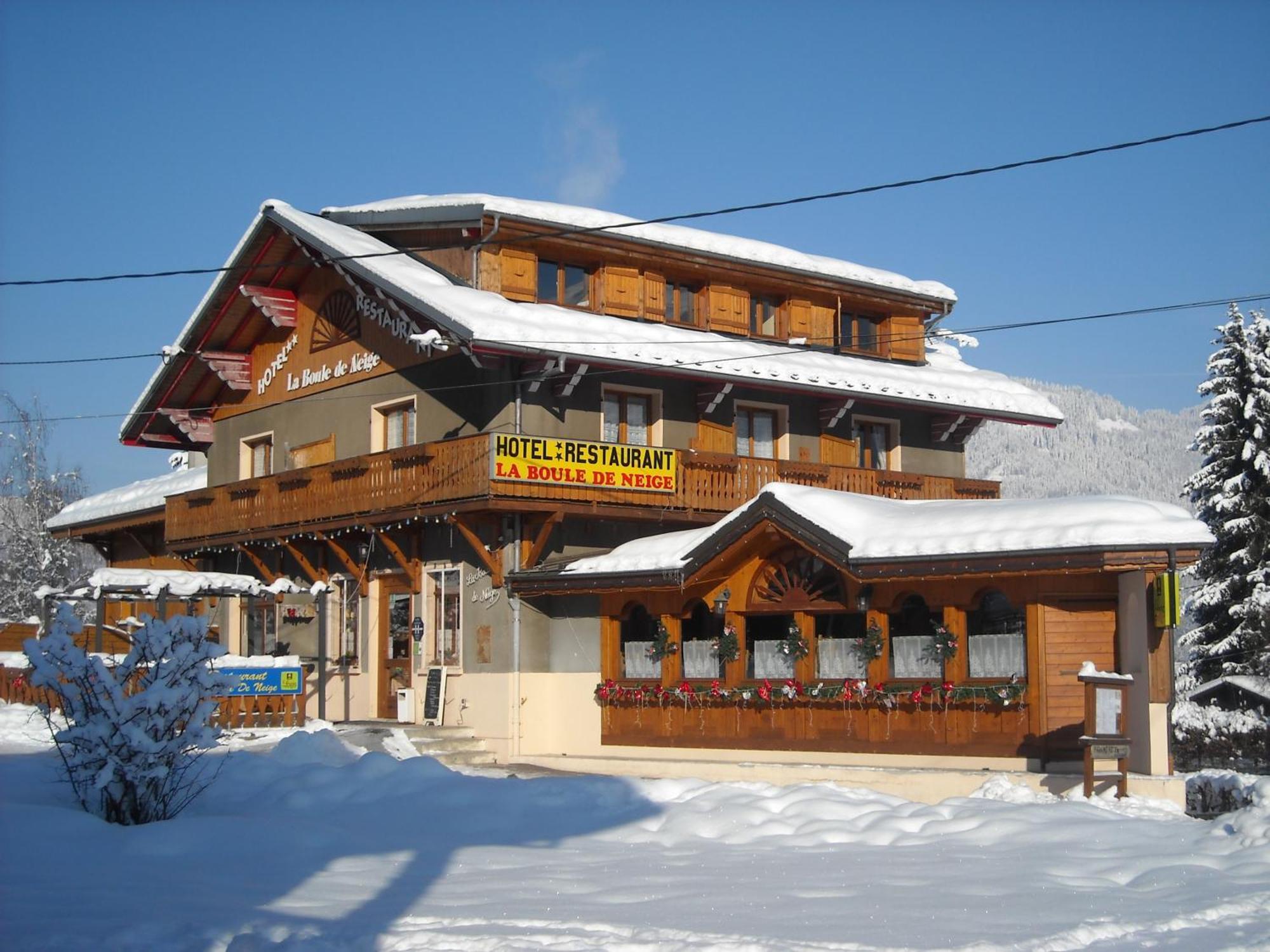 Hôtel Boule de Neige Samoëns Buitenkant foto