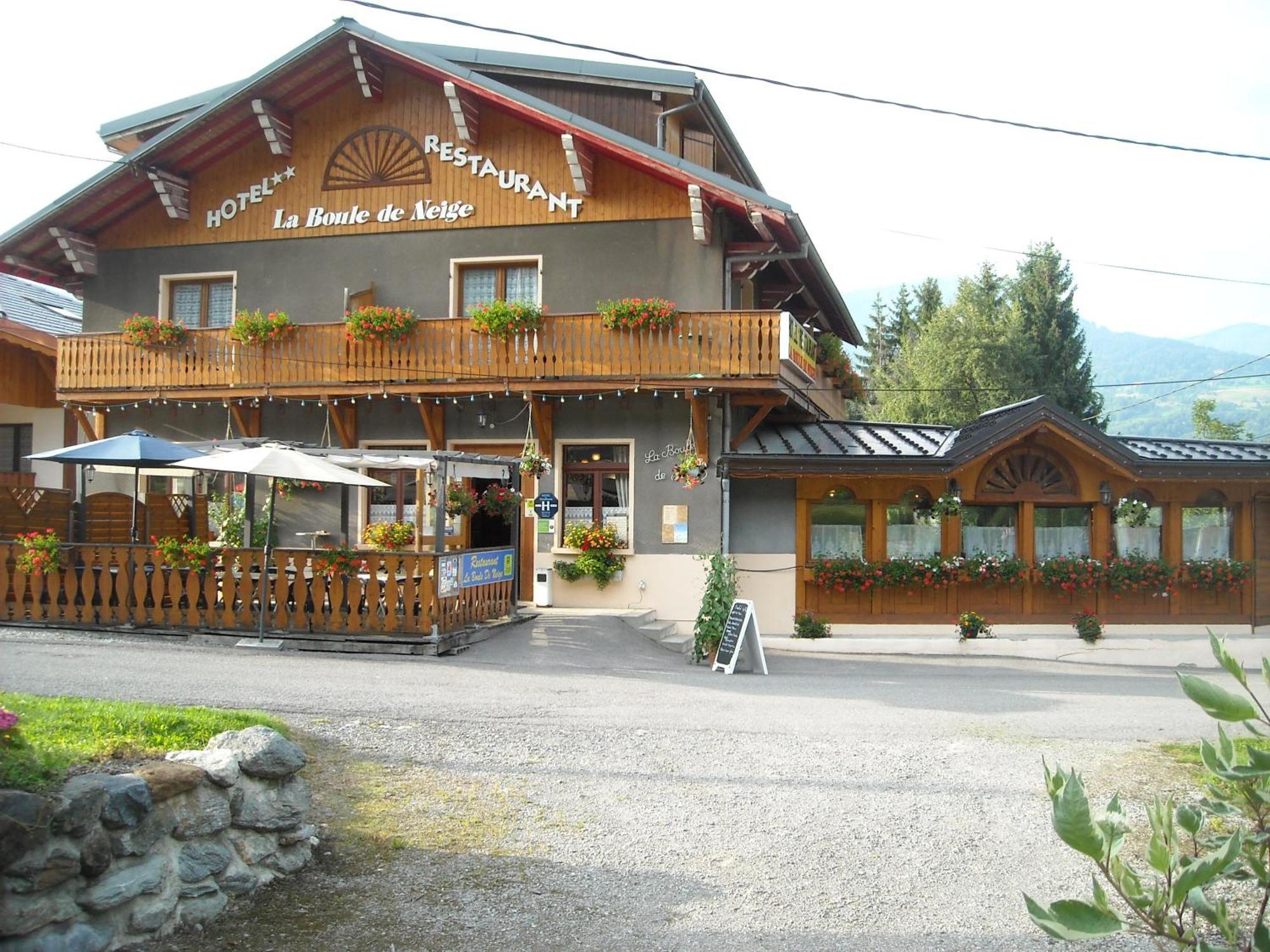 Hôtel Boule de Neige Samoëns Buitenkant foto